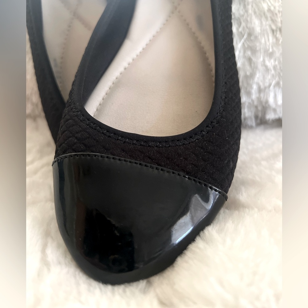 Alfani Ballet Flats with patten leather toe tip